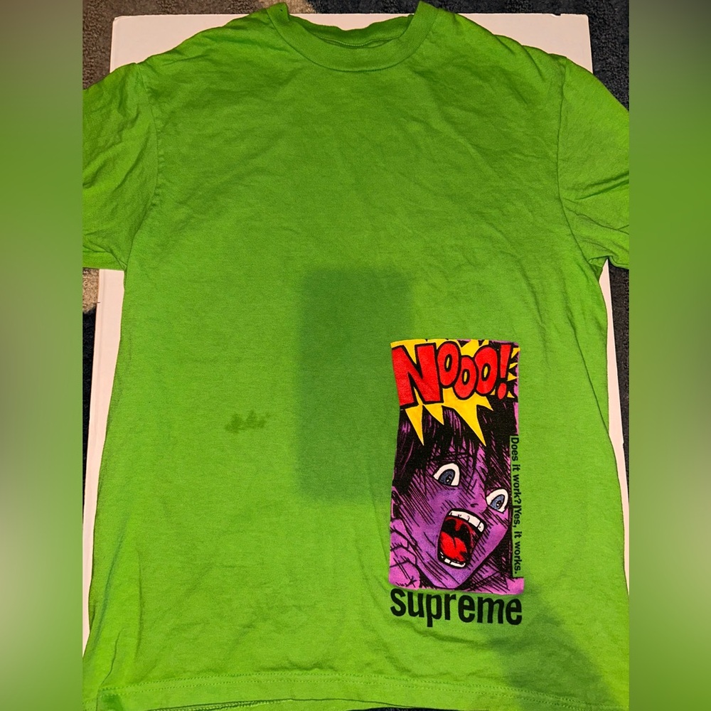 Supreme Does it Work Green Short Sleeve t-shirt